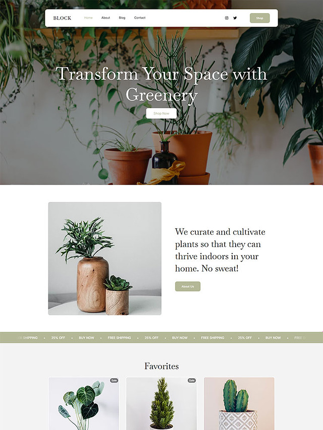 Block - Pixpa Small Business Website Template