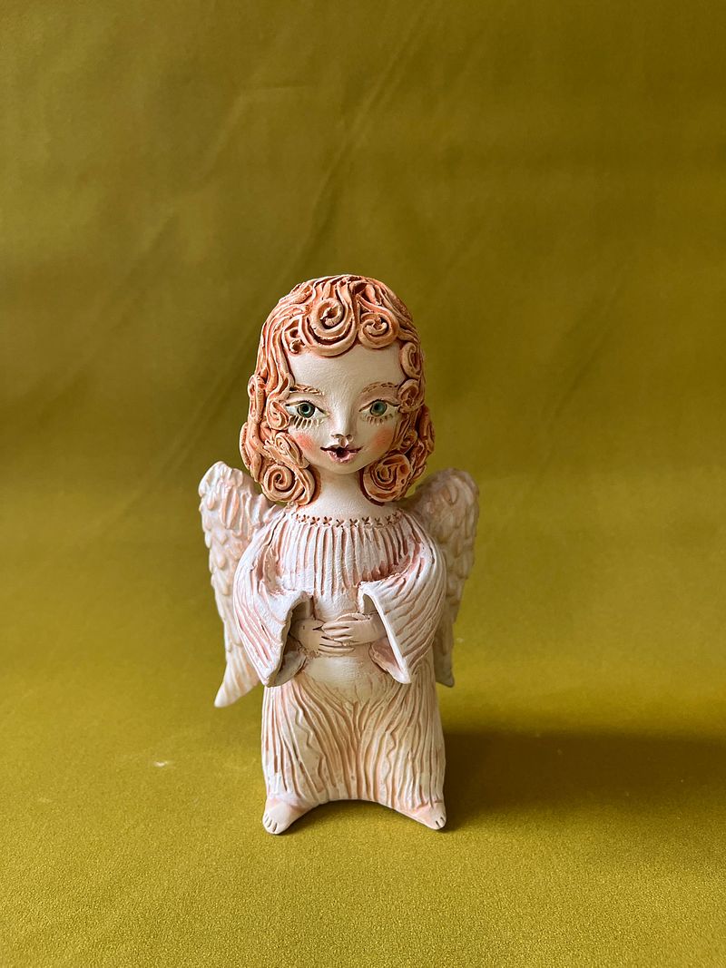 Singing Angel III. Tiny sculpture