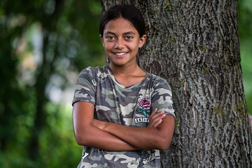 Naima Seruvatu im HEKS Garten Burgdorf