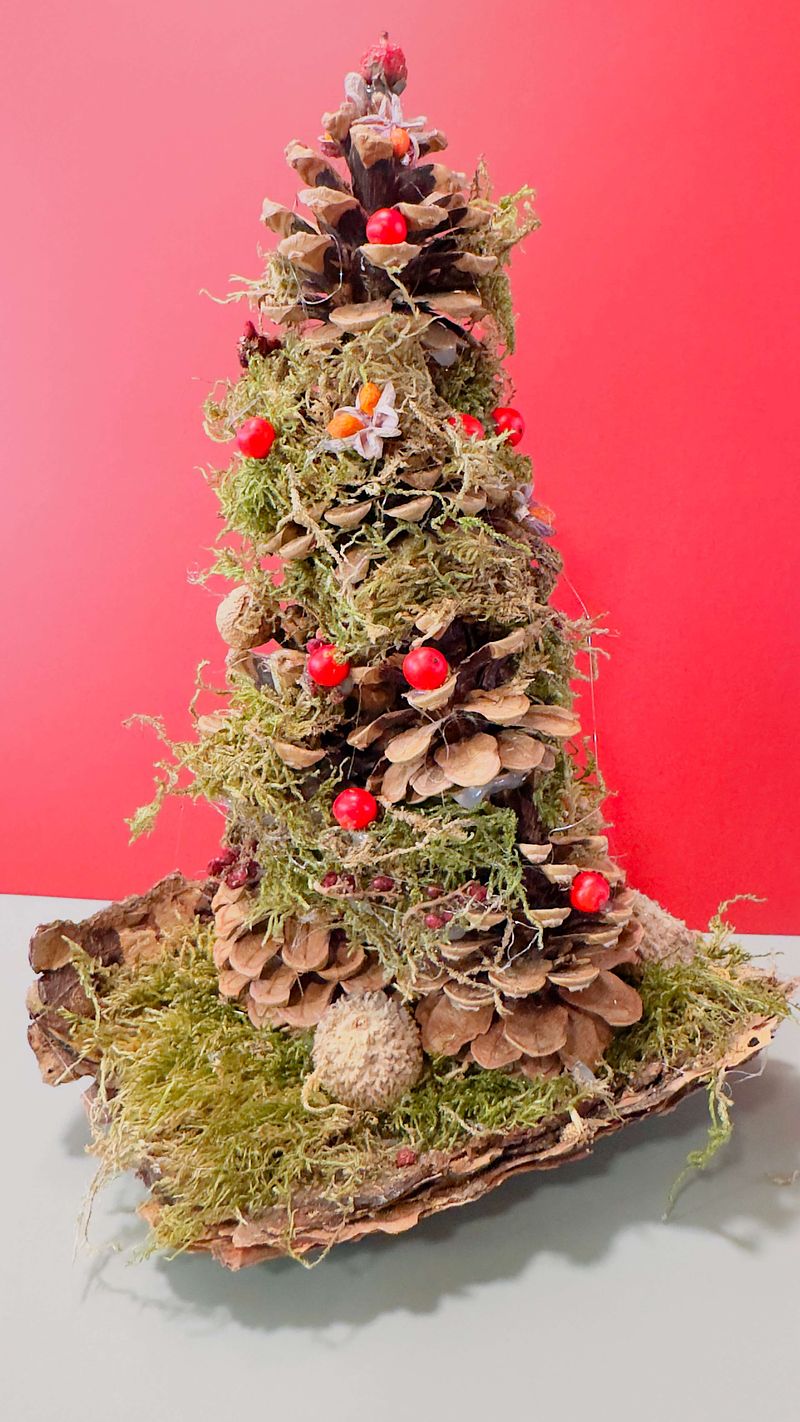 Fairy Sized Pine Cone Tree - Christmas Tree