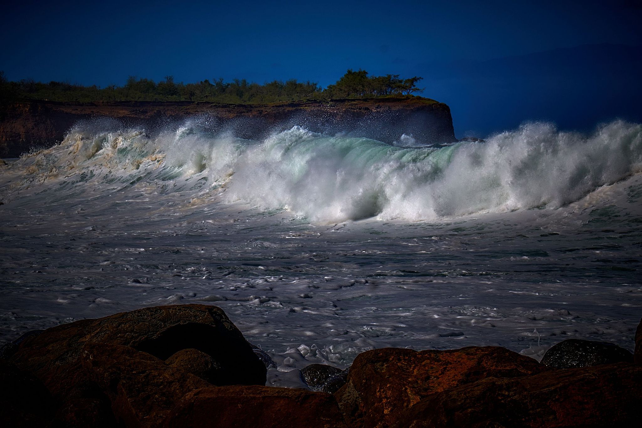 Angry Keokea Bay - Kapa'a, Hawaii
