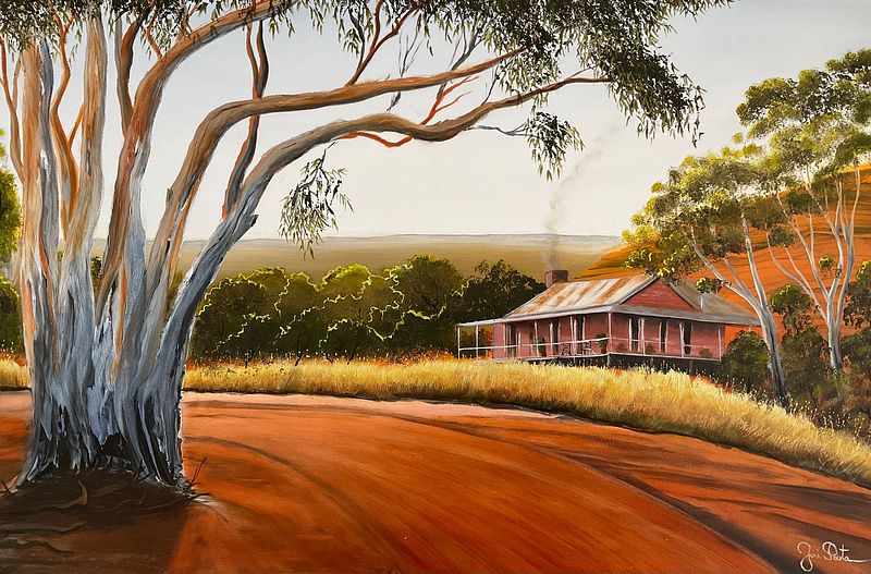 Australian Outback House on the Hill