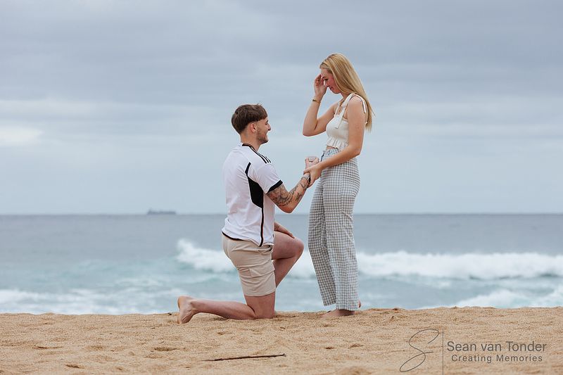 A Surprise Proposal at South Port Beach – Lechelle & Taylor’s Story