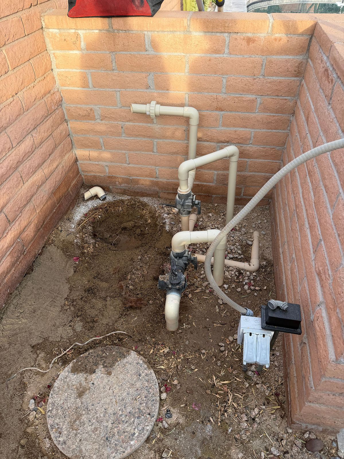 Equipment removed and being prepared for a new install