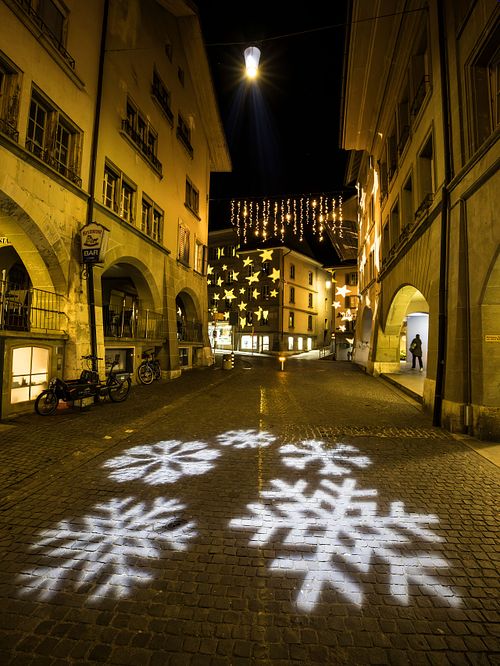 Weihnachtsbeleuchtung in Burgdorf