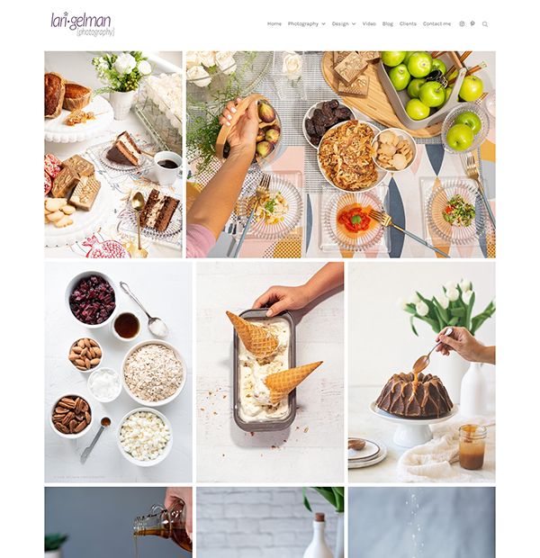 Lari Gelman Portfolio Website Examples