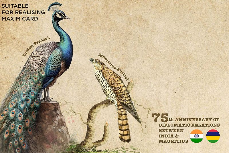 INDIA-MAURITIUS - DIPLOMATIC RELATIONS - 10 CARDS