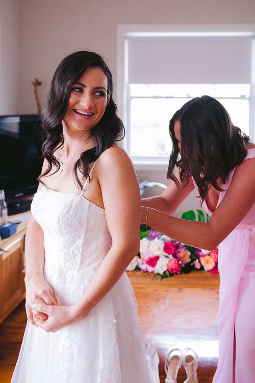Bride Getting Ready