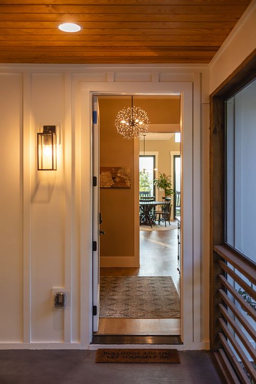 Doorway from breezeway into Mudroom
