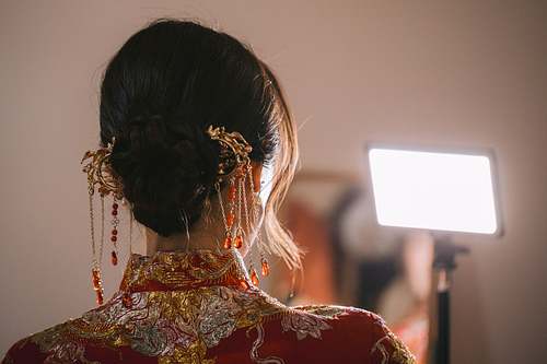 Bride Getting Ready