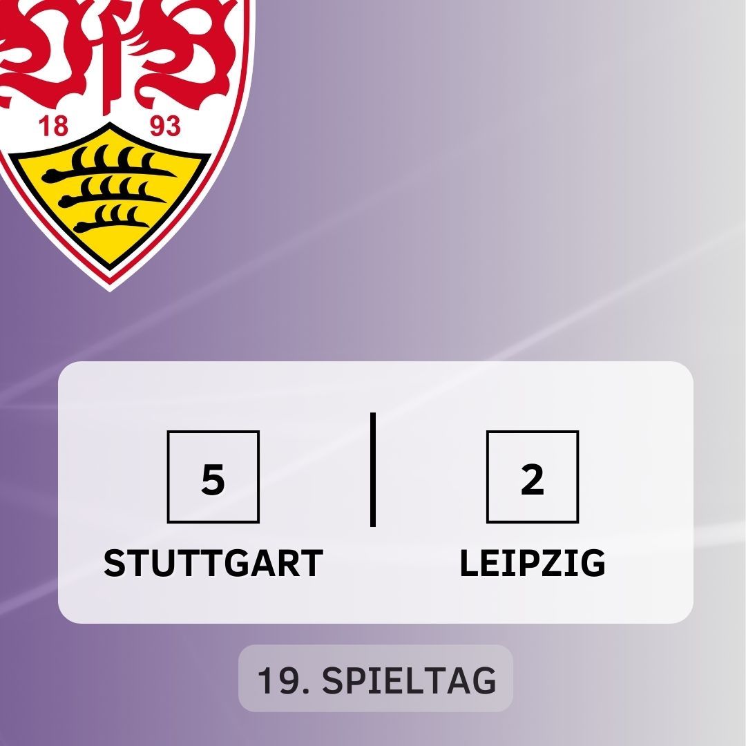 19. Spieltag: Gala-Auftritt der Jungs aus Cannstatt