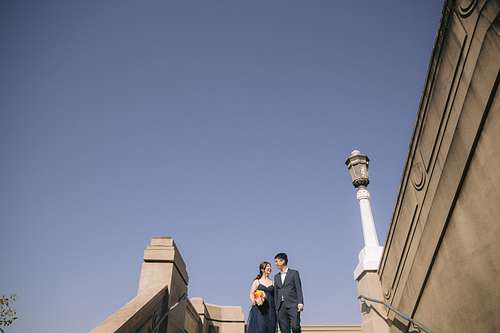 Engagement photo at Harbour Bridge