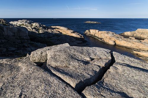 Rocky coast in Verdens Ende