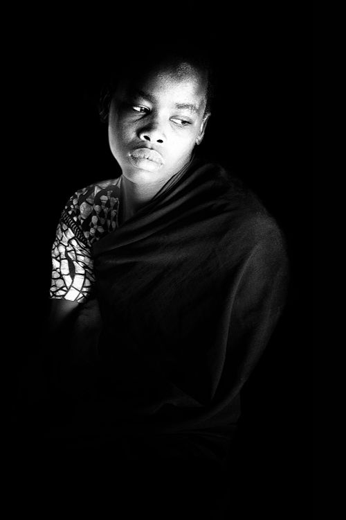 Portrait d'une femme Massaï de Tanzanie