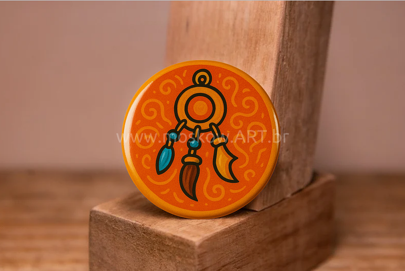 Botom e Imã "Amuleto"