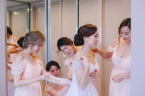 Bride Getting Ready