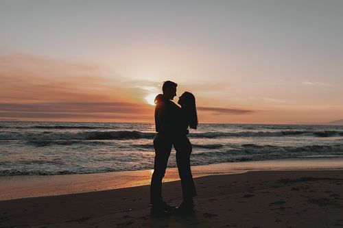 Savannah Engagement Session Beach Sunset