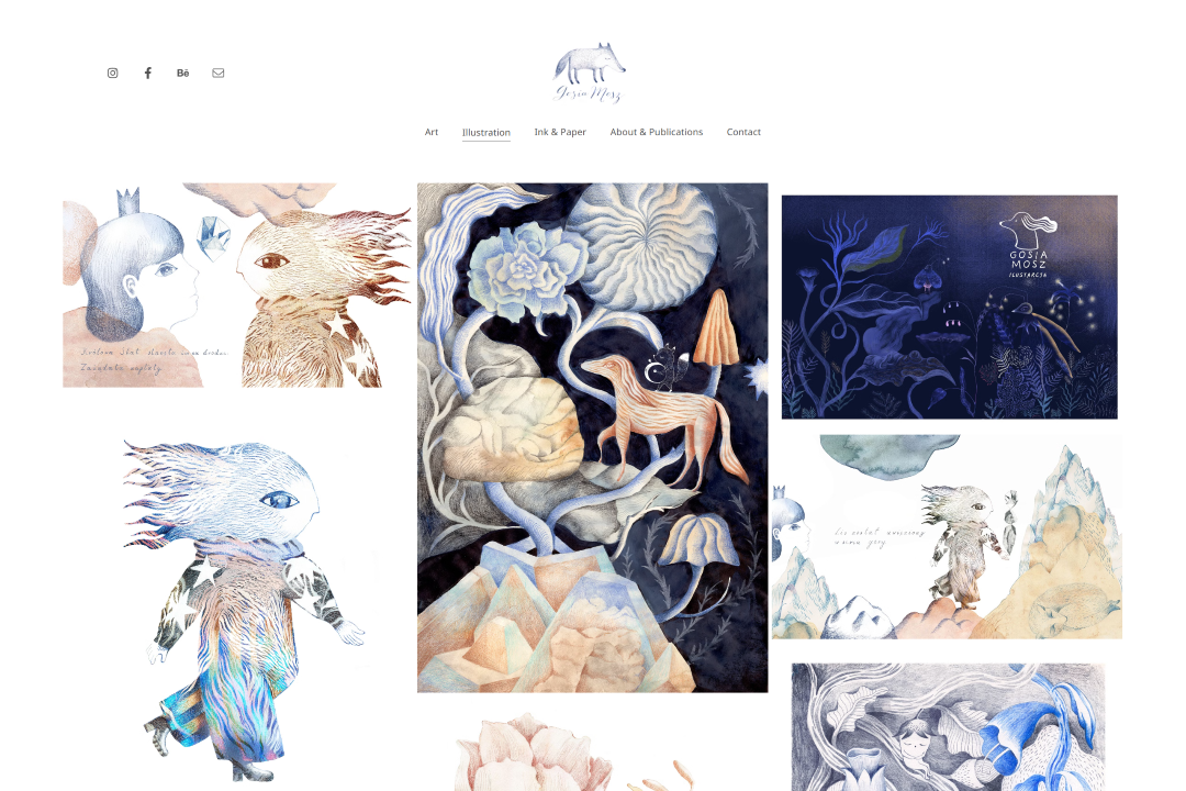 artist Mosz's Portfolio screenshot