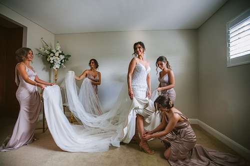 Bride Getting Ready