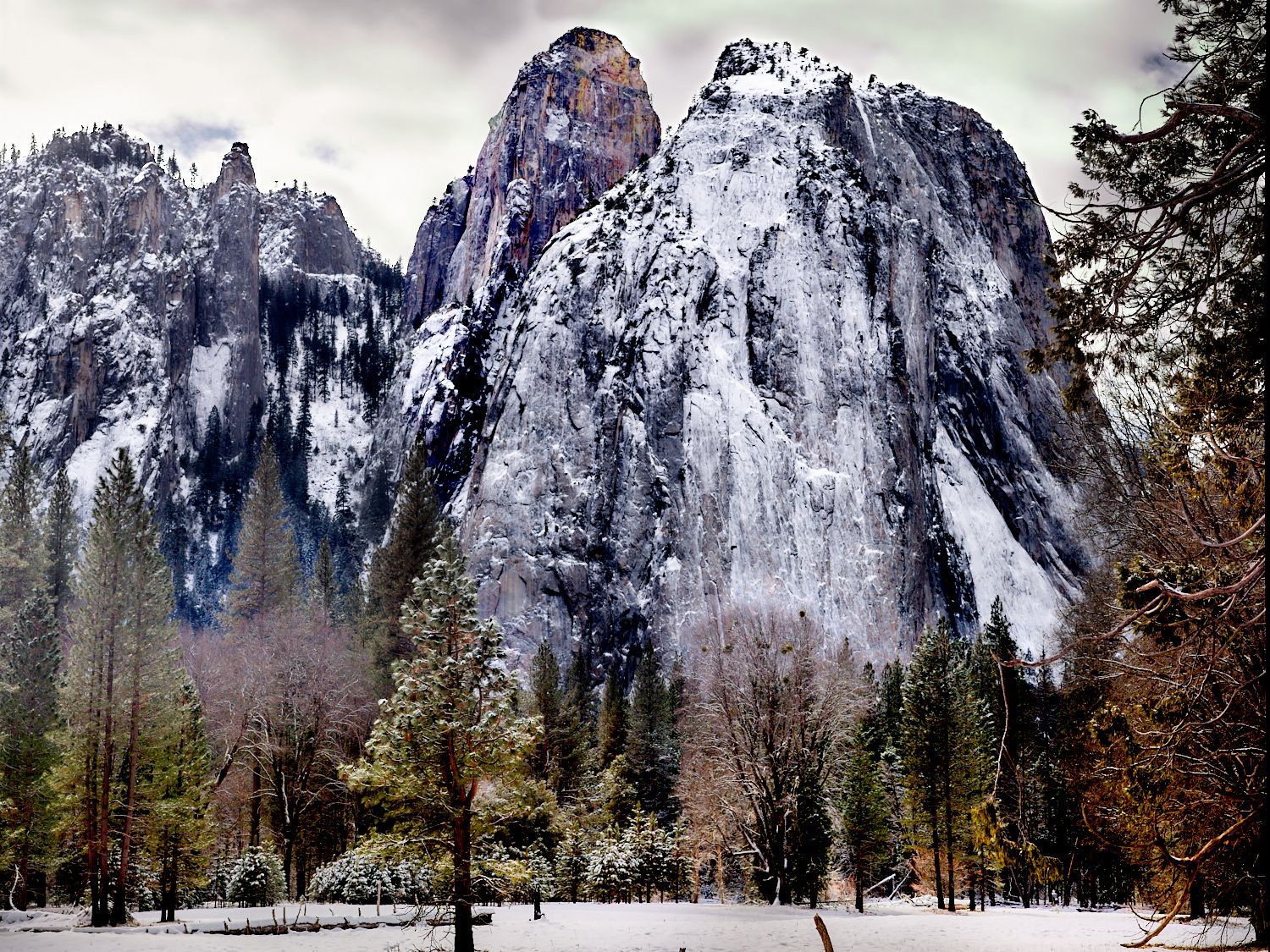 Cathedral Spires in Yosemite - California