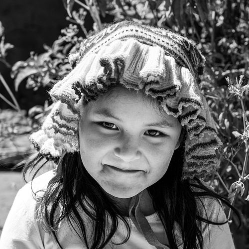 Portrait d'un jeune enfant du Pérou