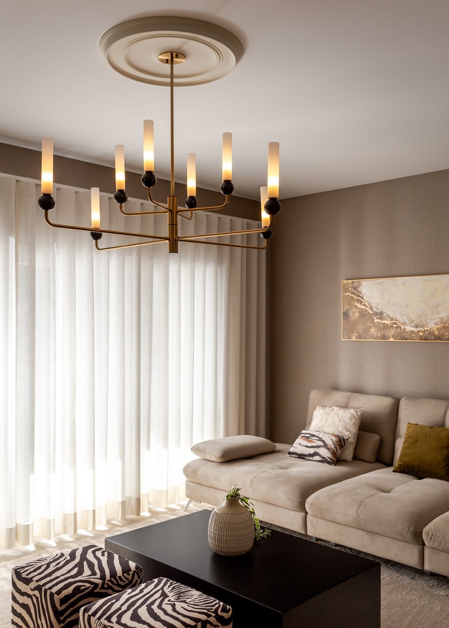 Fotografia de no Apartamento Montijo, destacando a decora&ccedil;&atilde;o com Estilo Africano.