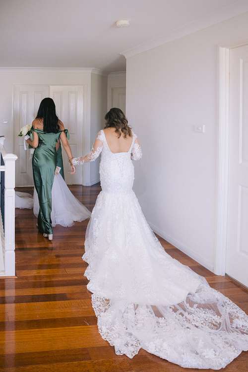 Bride Getting Ready