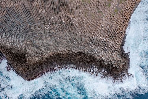 Coastal basalt formation