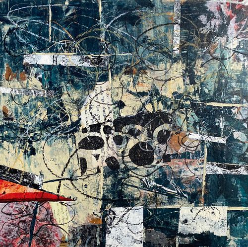 Mixed Media  ✦  Visual Language of Abstraction  ✦  Exploration In Colour, Technique, and Material ✦