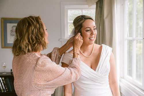 Bride Getting Ready