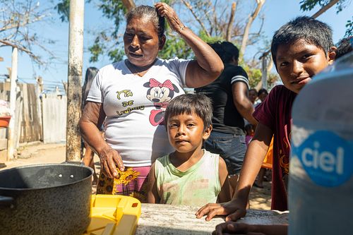 Daily operations of World Central Kitchen relief work in Acapulco — photographed by David Andrade