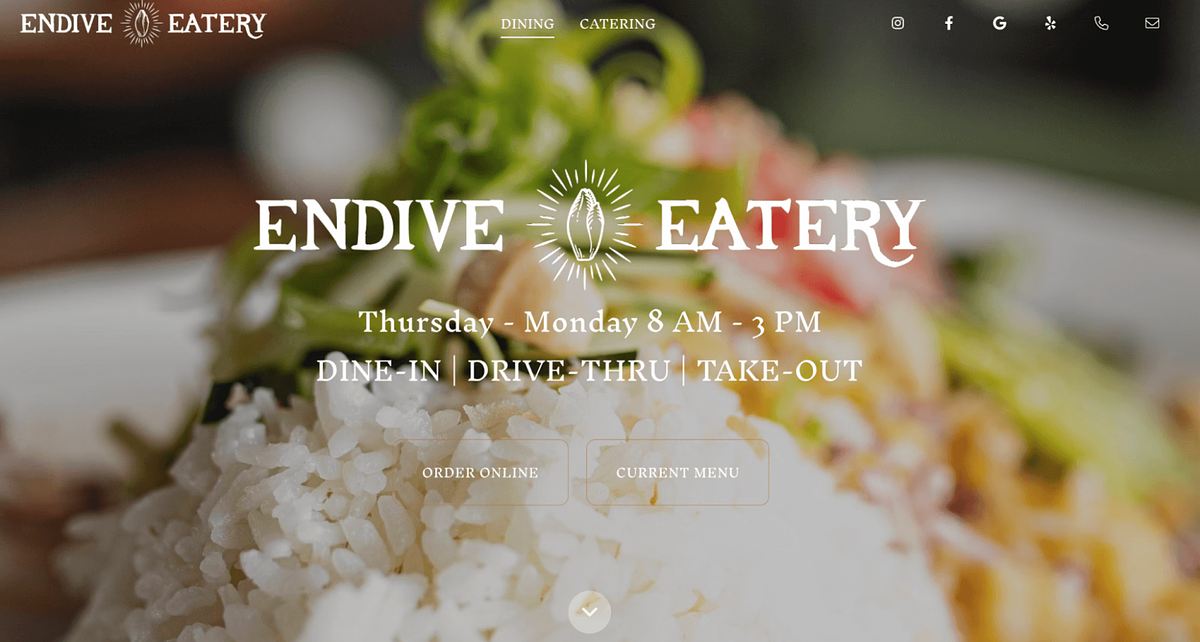 Sitio web de Endive Eater
