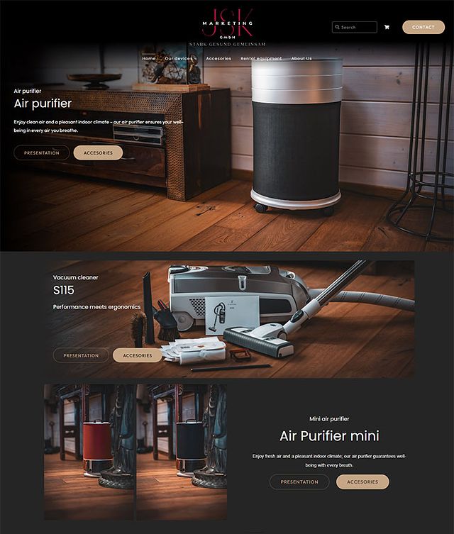 JSK Marketing Portfolio Website Examples