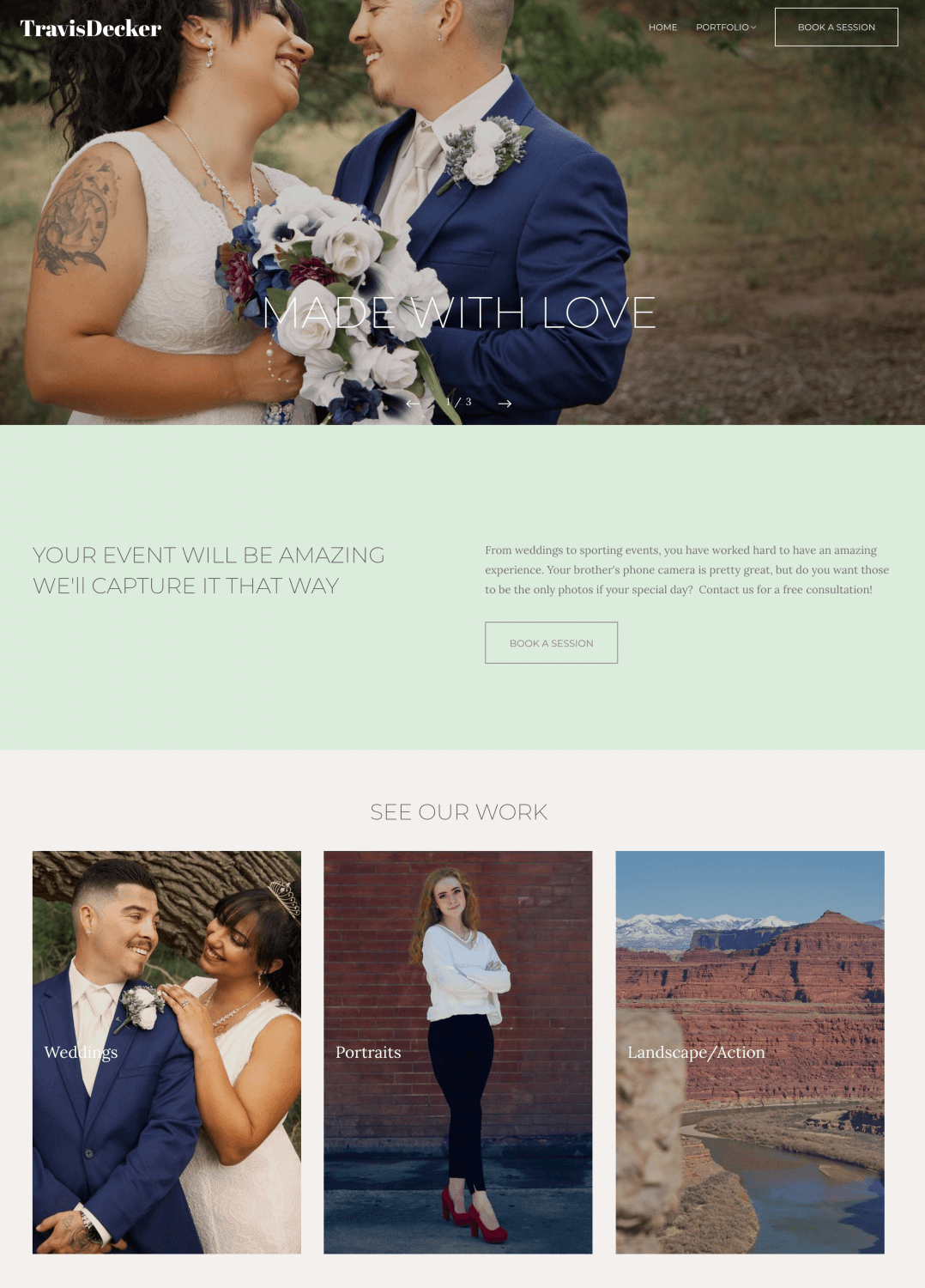 Travis Decker Fotografo di matrimoni nel New Mexico