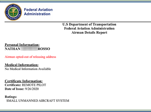 Part 107 Commercial Drone