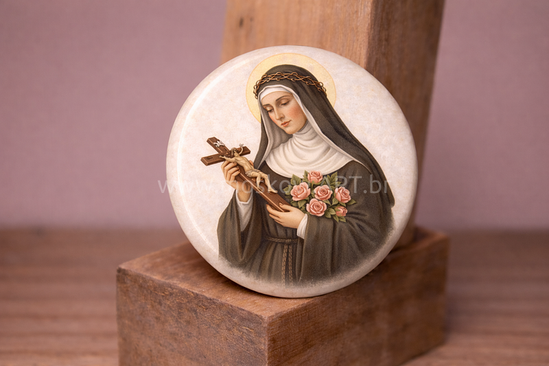 Botom e Imã "Santa Rita de Cassia"
