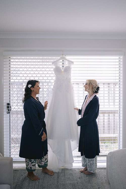 Bride Getting Ready