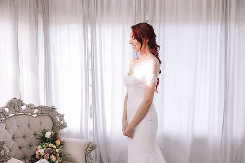 Bride Getting Ready