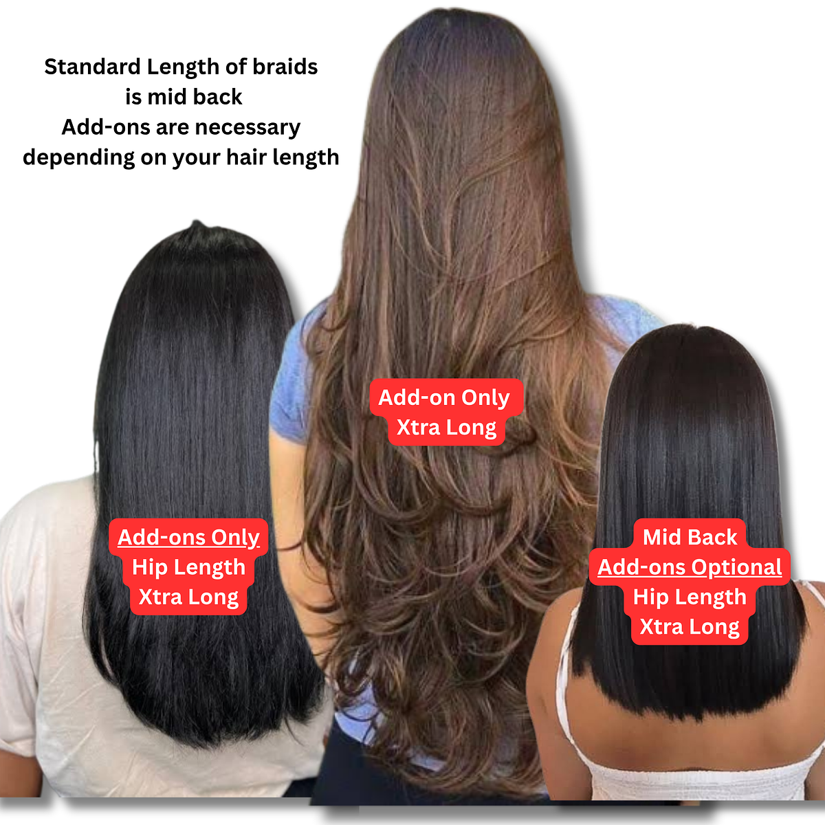 hair lengths for braids