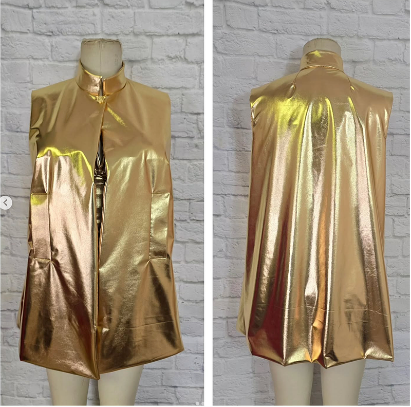 Red Rhinestone Pinup Coverup Vest- Marilyn Style