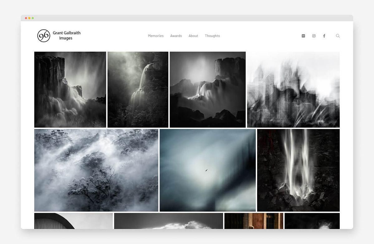 Grant's Abstract photography website
