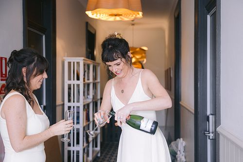 Bride Getting Ready