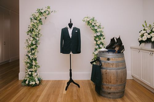 Groom Getting Ready