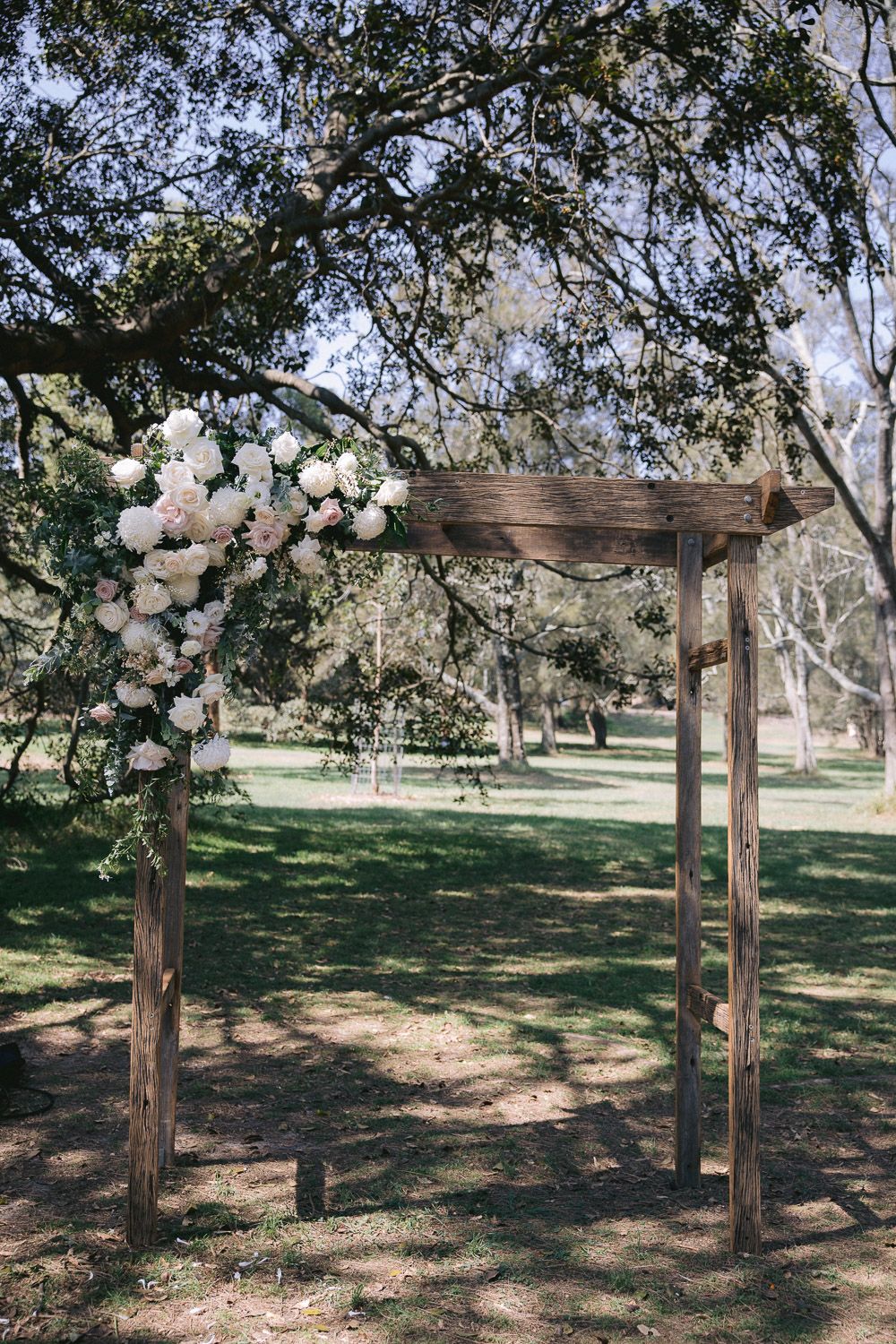 Wedding Ceremony at Pine Grove Centennial Park