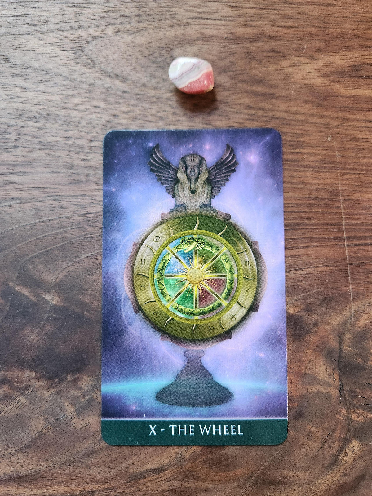 Rhodochrosite and The Wheel of Fortune