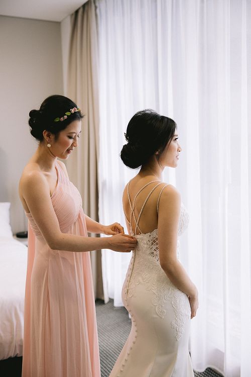 Groom Getting Ready