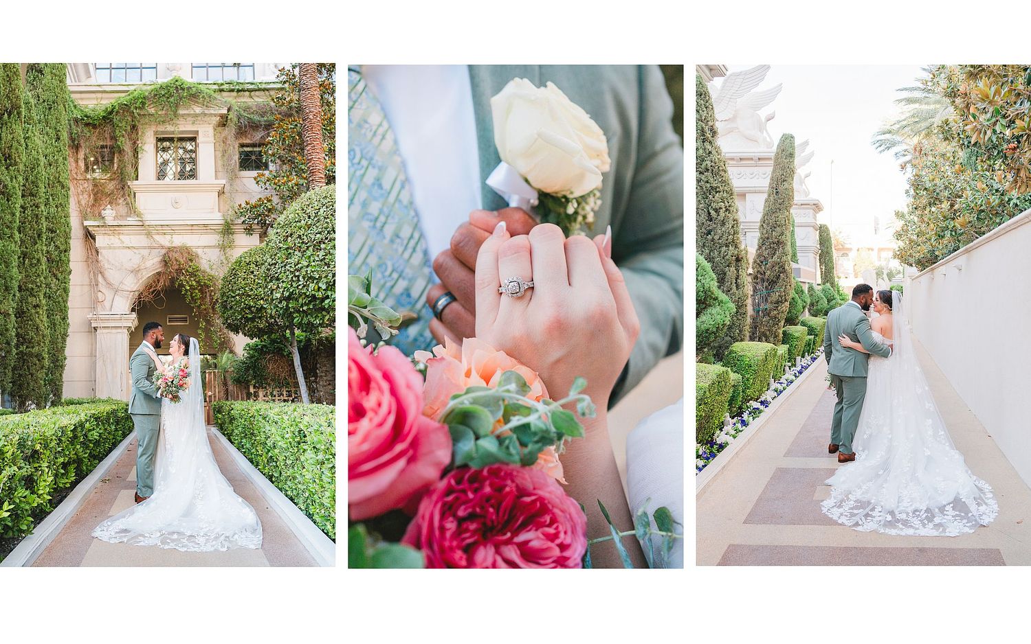 Ceasar's Palace Wedding at Las Vegas, Nevada