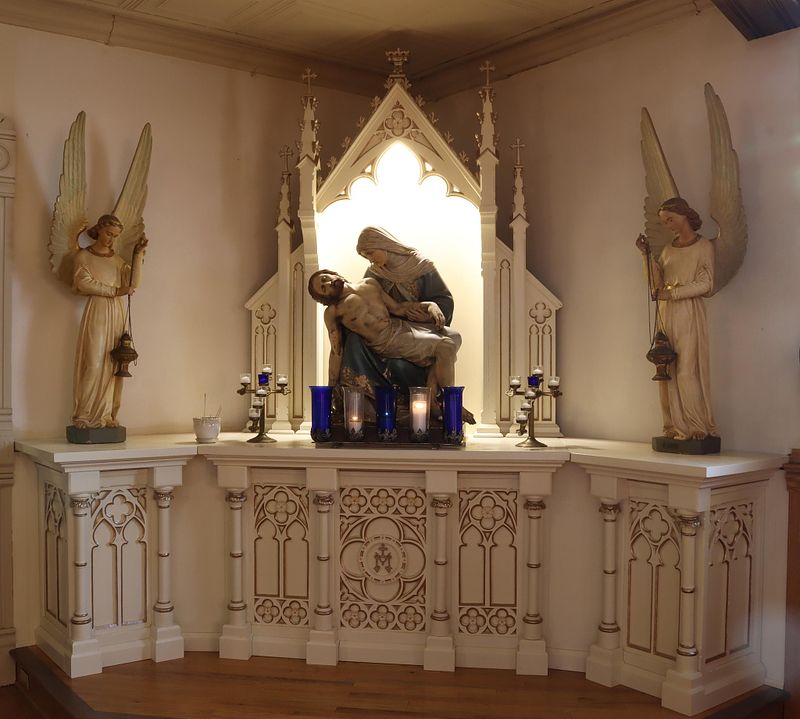 Sorrowful Mother Shrine - New Gothic Votive Shrine