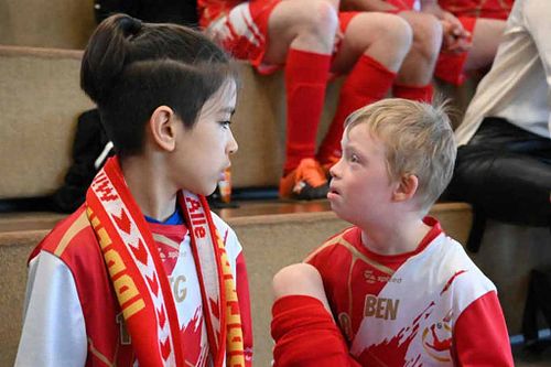 Inklusiver Kinderfu&szlig;ball