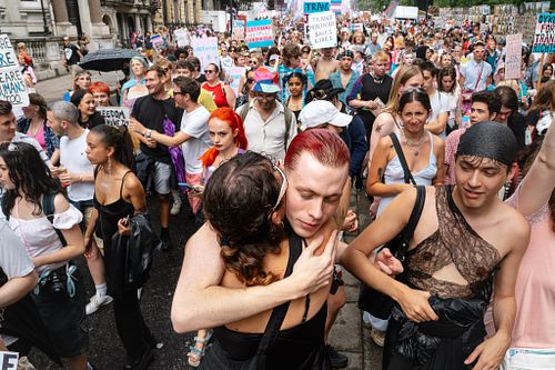 march in London for Trans+ Pride 2023, London, UK